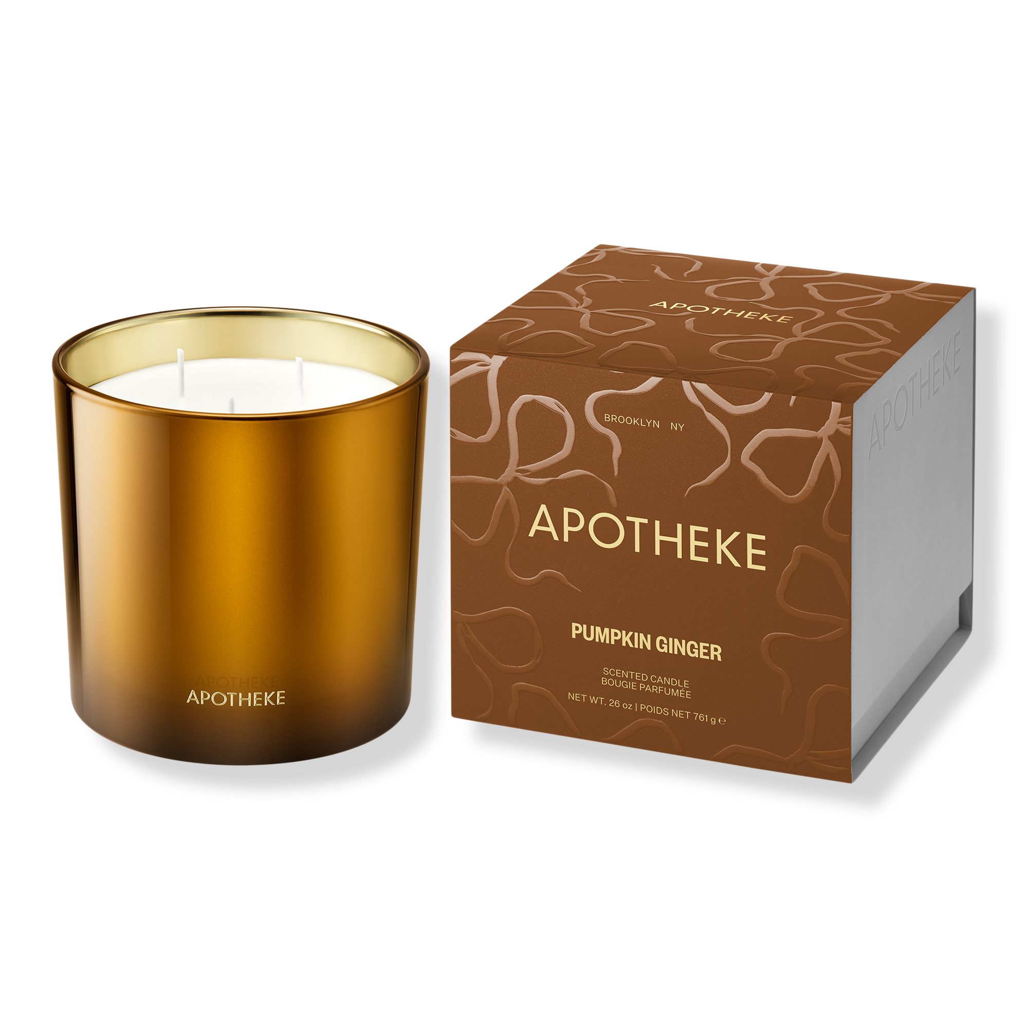 APOTHEKE Pumpkin Ginger Scented Candle #1