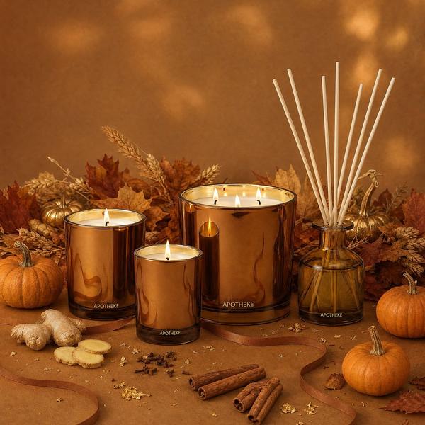 APOTHEKE Pumpkin Ginger Scented Candle #4