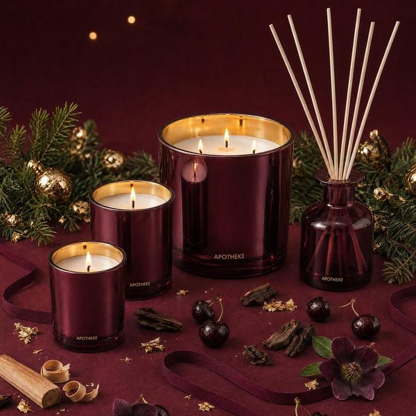 APOTHEKE Bitter Cherry Mini Scented Candle Tin #5