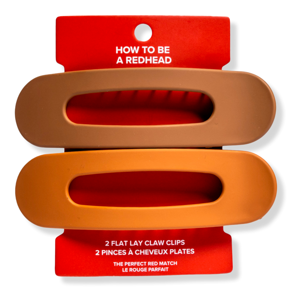 How To Be A Redhead Redhead Flat Lay Claw Clips #1