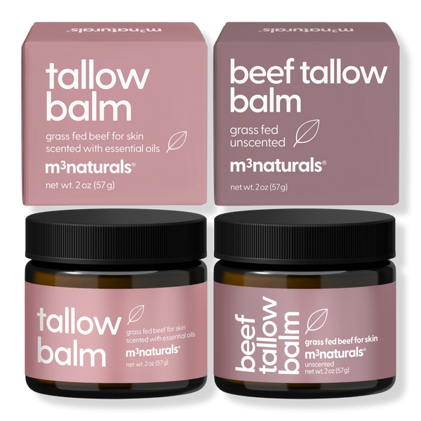 M3 Beef Tallow Balm Scented + Unscented Set #1