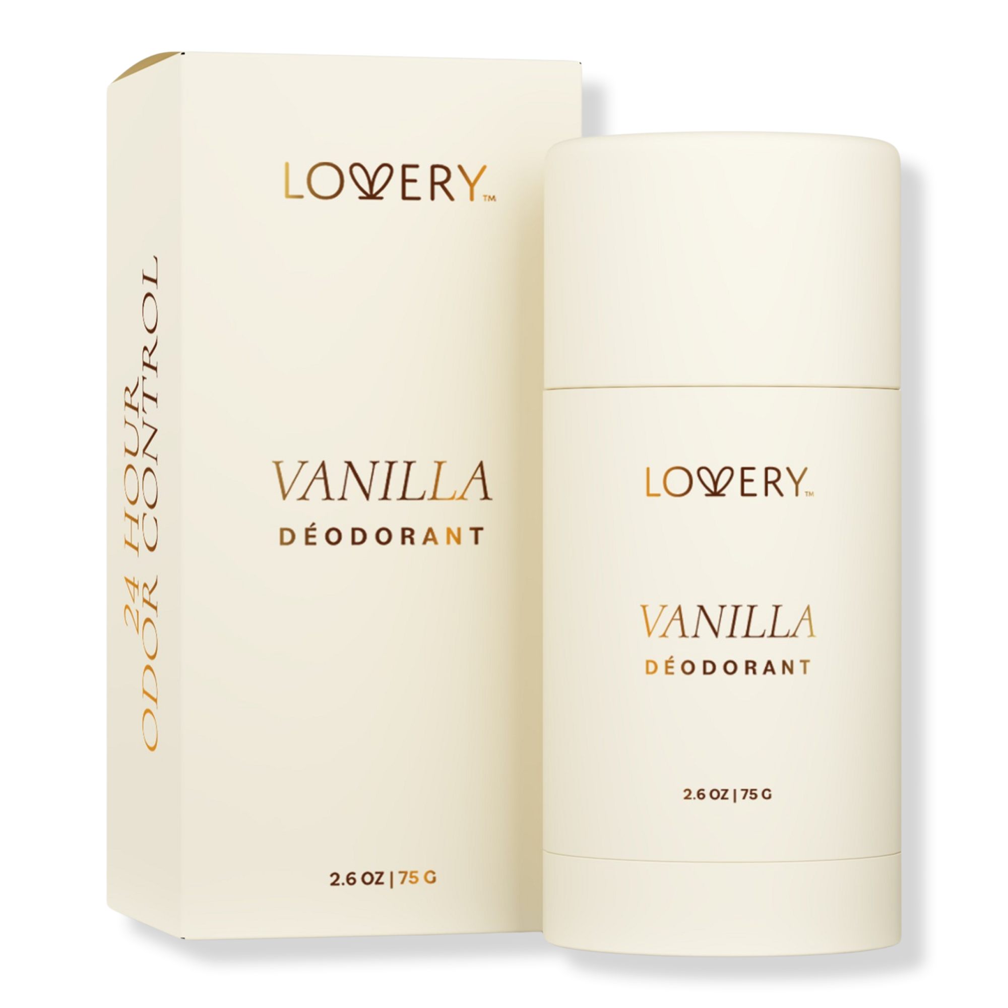 Lovery Vanilla Aluminum-Free Deodorant Stick #1