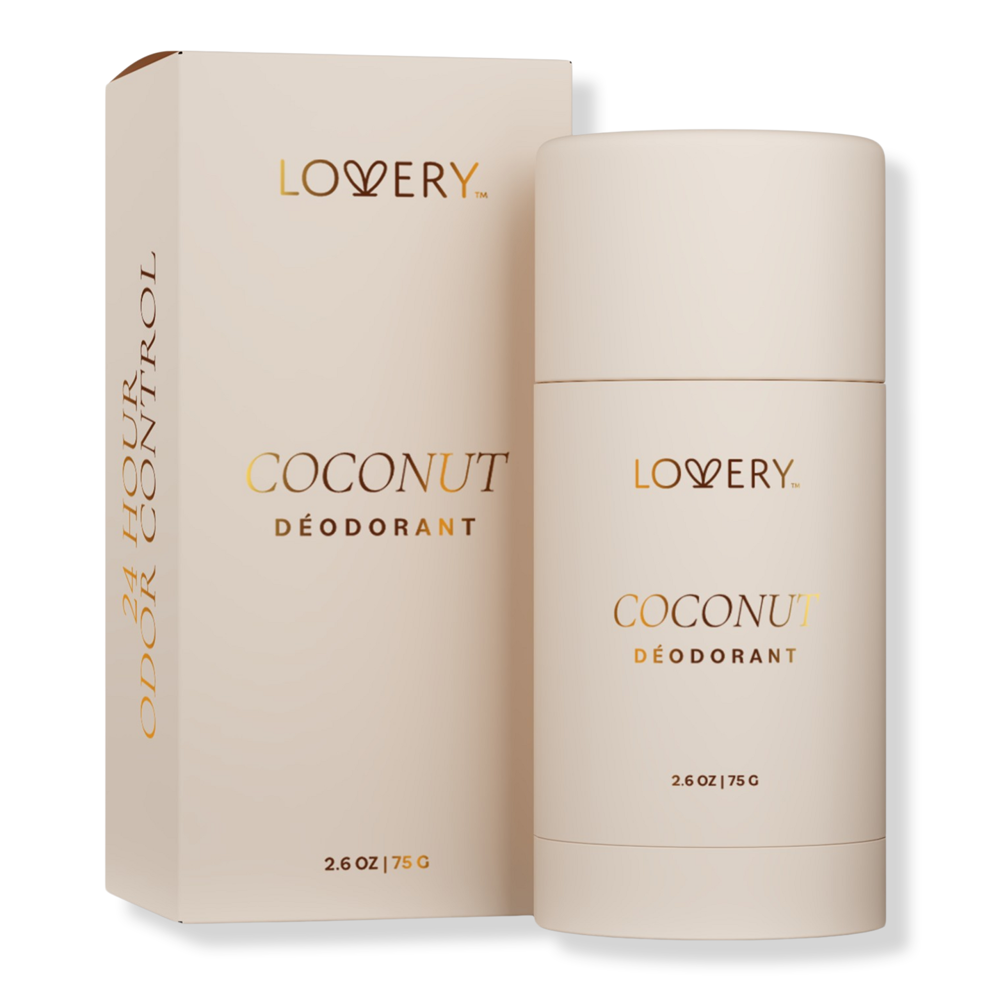 Lovery Coconut Aluminum-Free Deodorant Stick #1