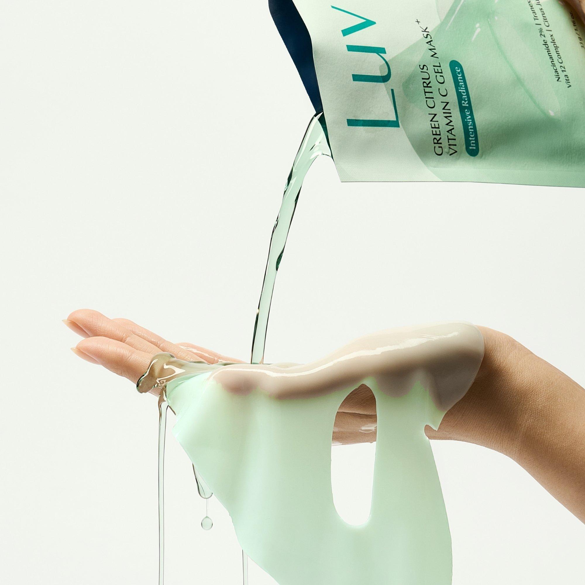 Luvum Green Citrus Vitamin C Gel Mask Plus — фото 5