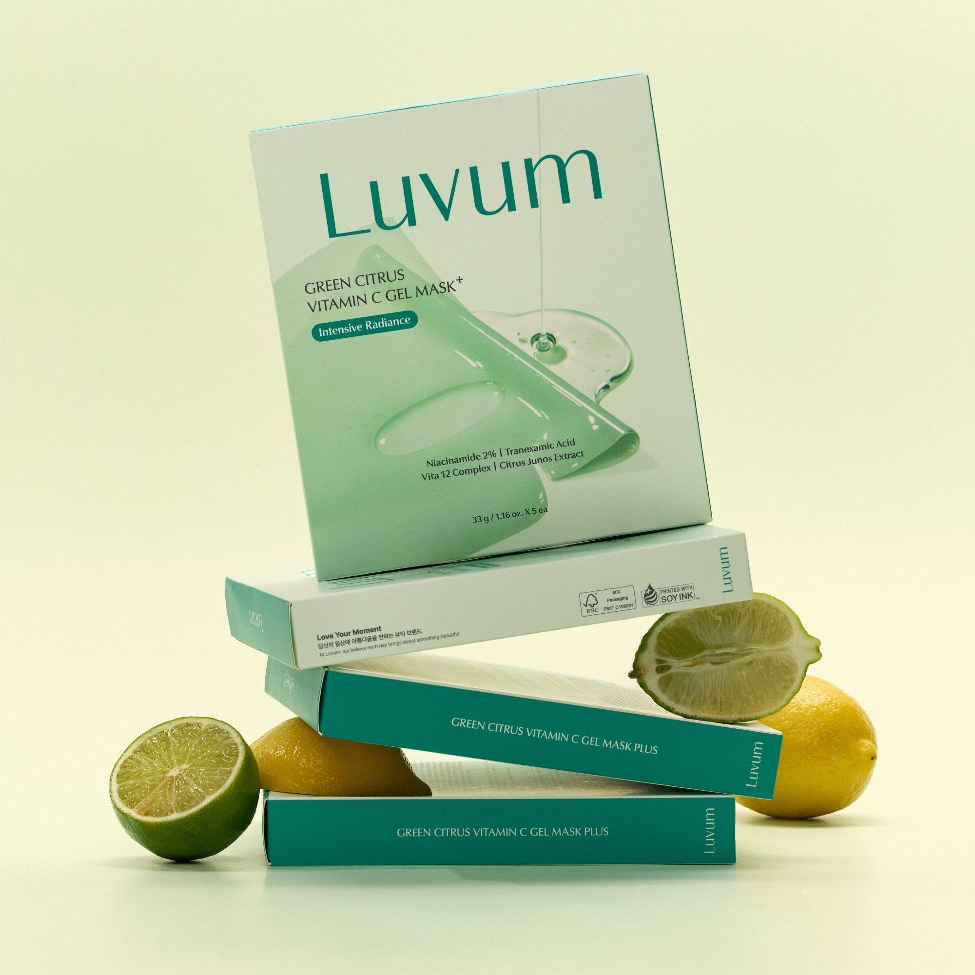 Luvum Green Citrus Vitamin C Gel Mask Plus — фото 7