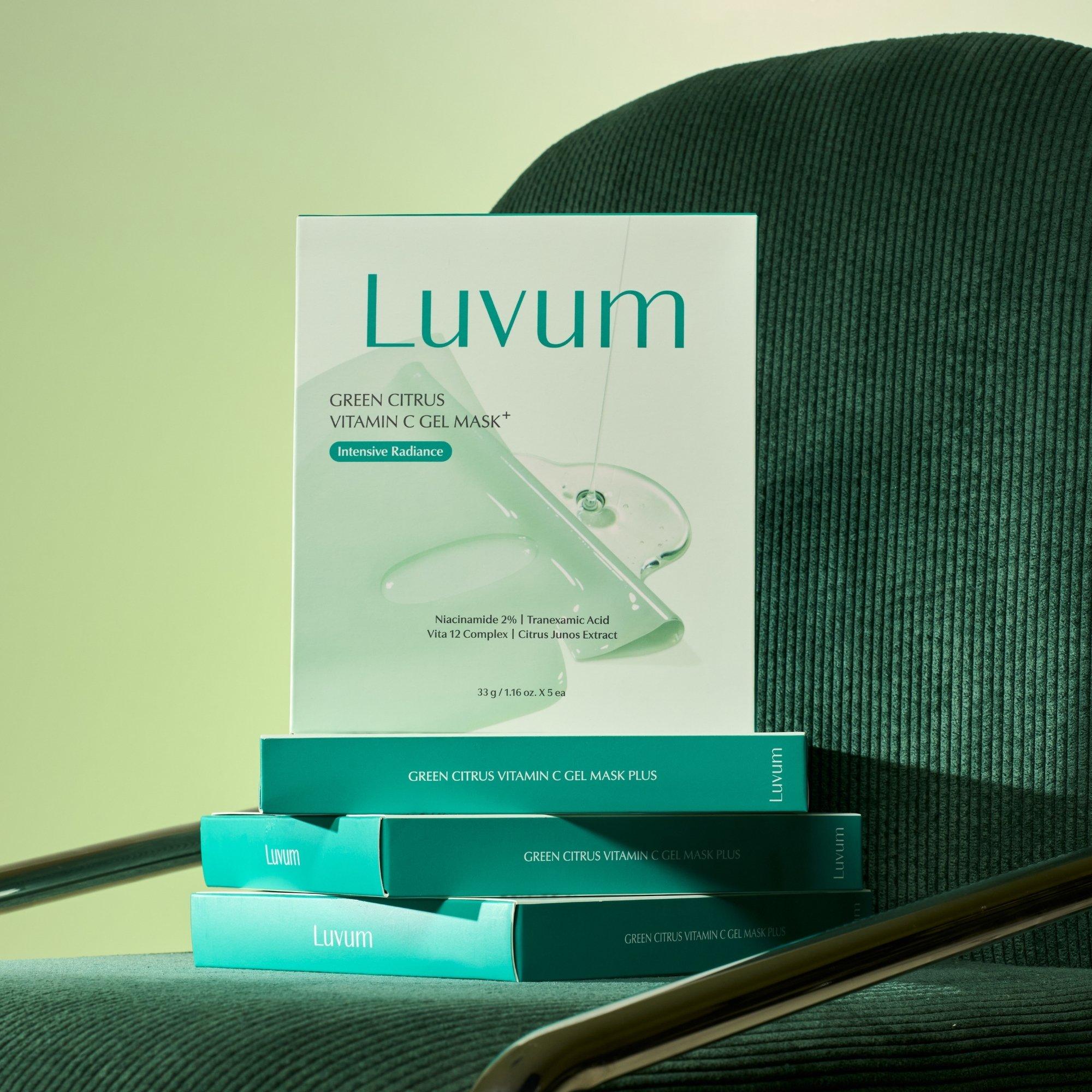 Luvum Green Citrus Vitamin C Gel Mask Plus — фото 8