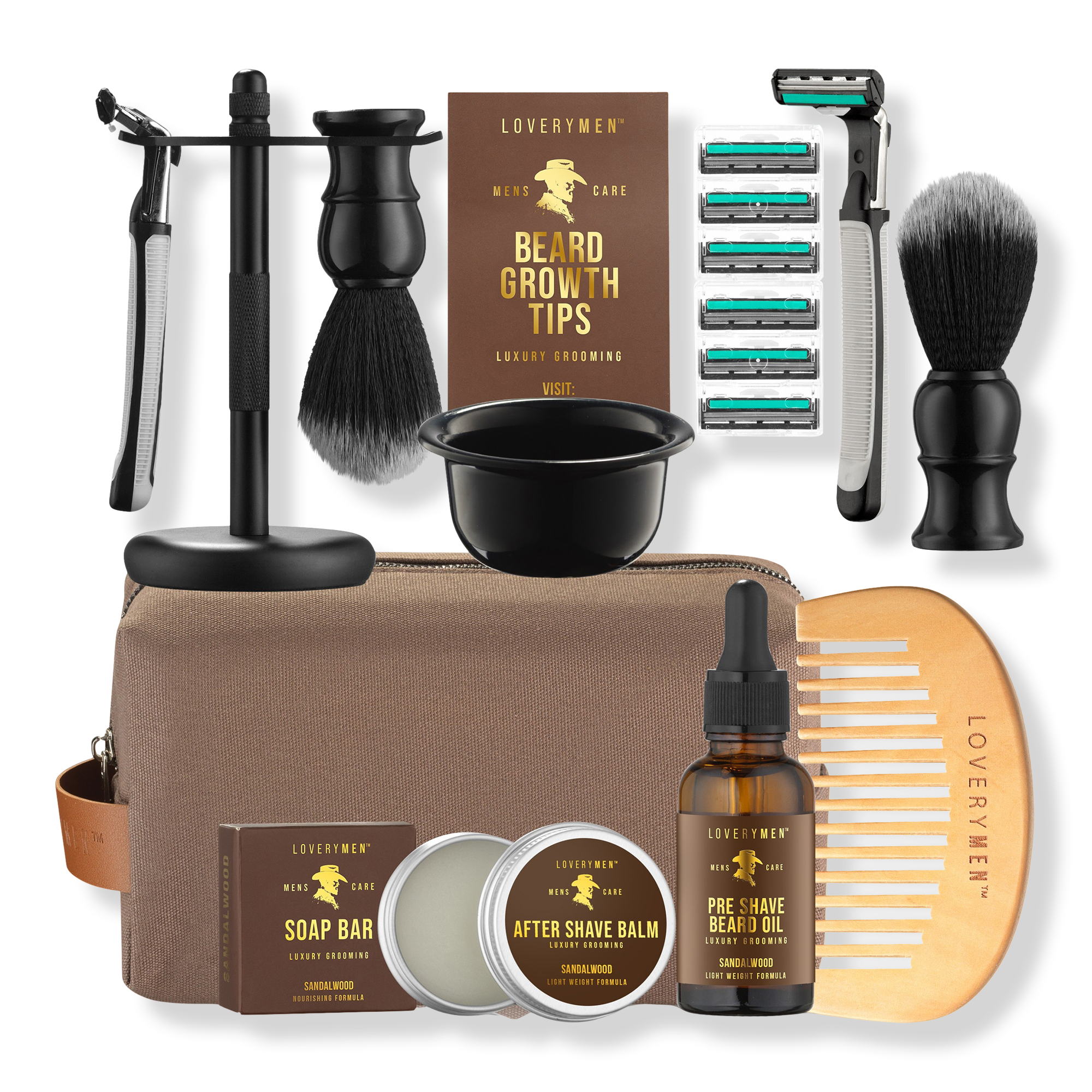 Lovery Deluxe Safety Razor Shaving Kit #1