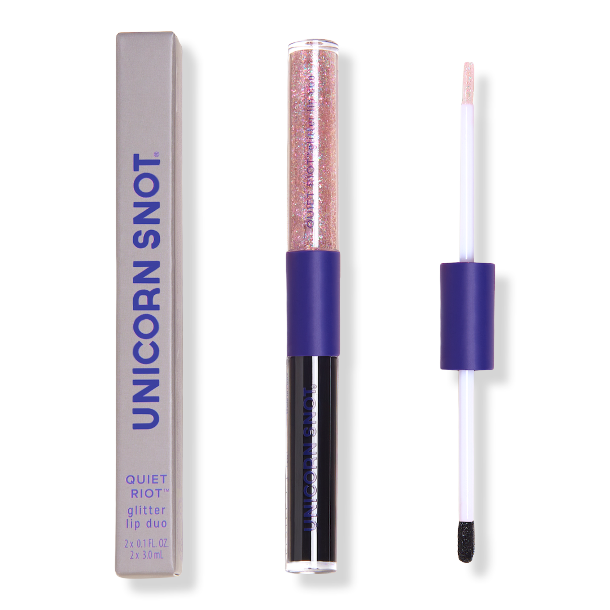 Unicorn Snot Quiet Riot Glitter Lip Duo #1