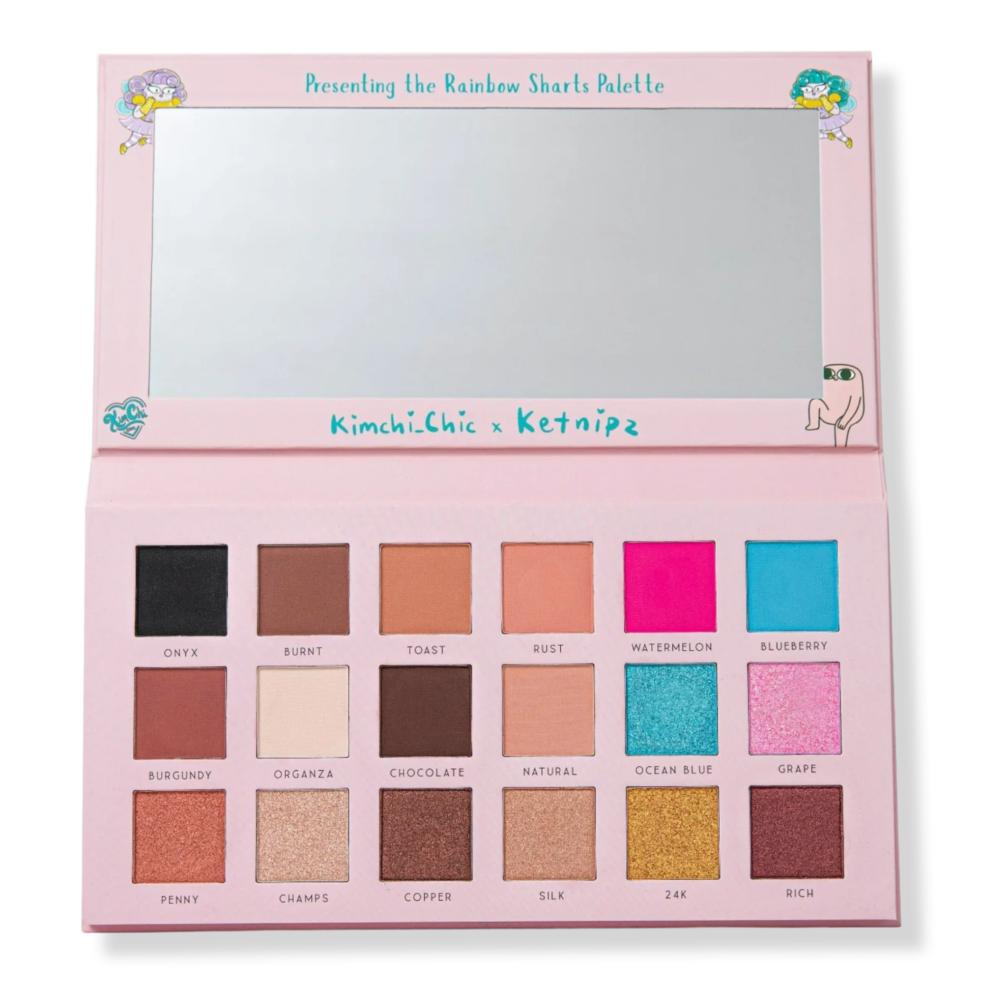KimChi Chic Beauty KimChi x Ketnipz - Rainbow Sharts Shadow Palette #1