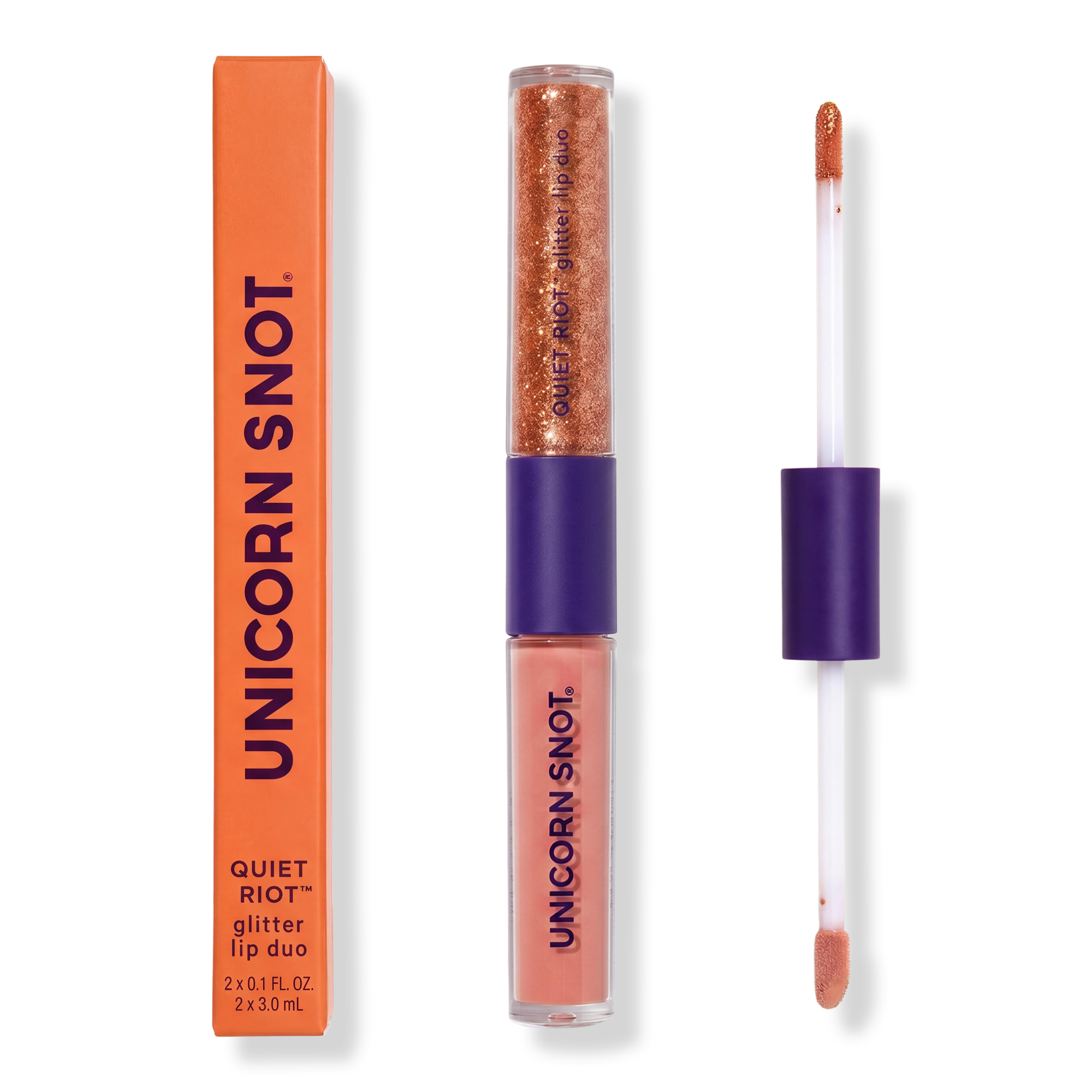 Unicorn Snot Quiet Riot Glitter Lip Duo #1