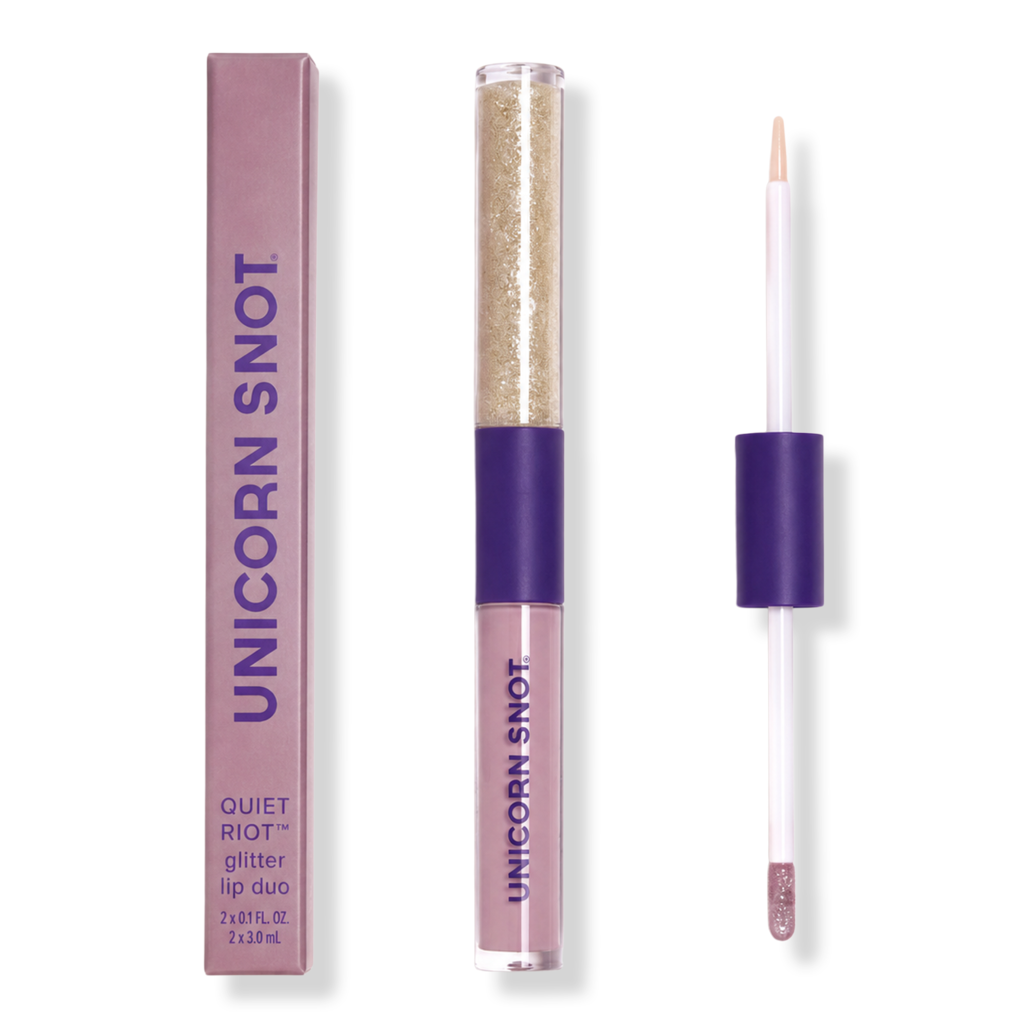 Unicorn Snot Quiet Riot Glitter Lip Duo #1