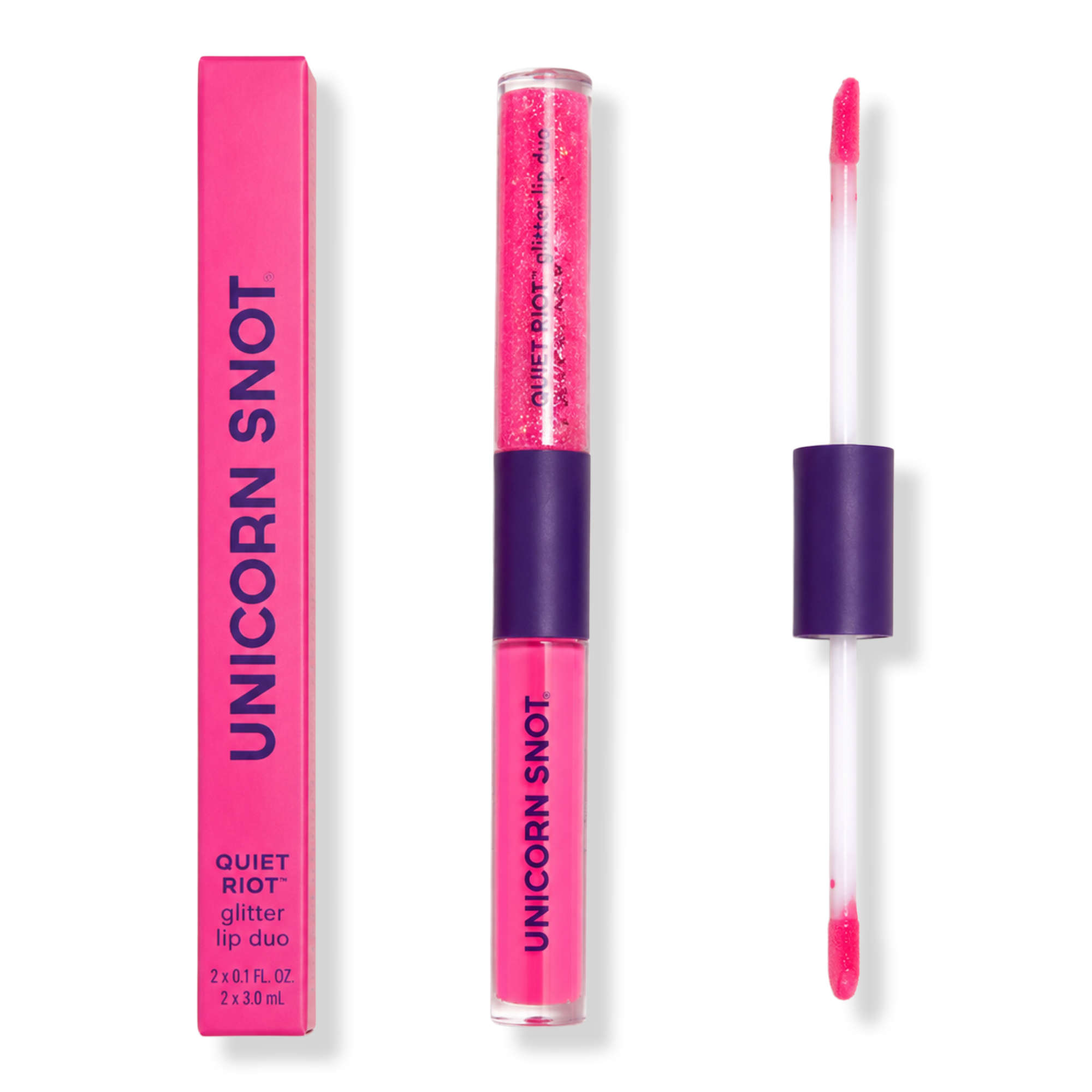 Unicorn Snot Quiet Riot Glitter Lip Duo #1