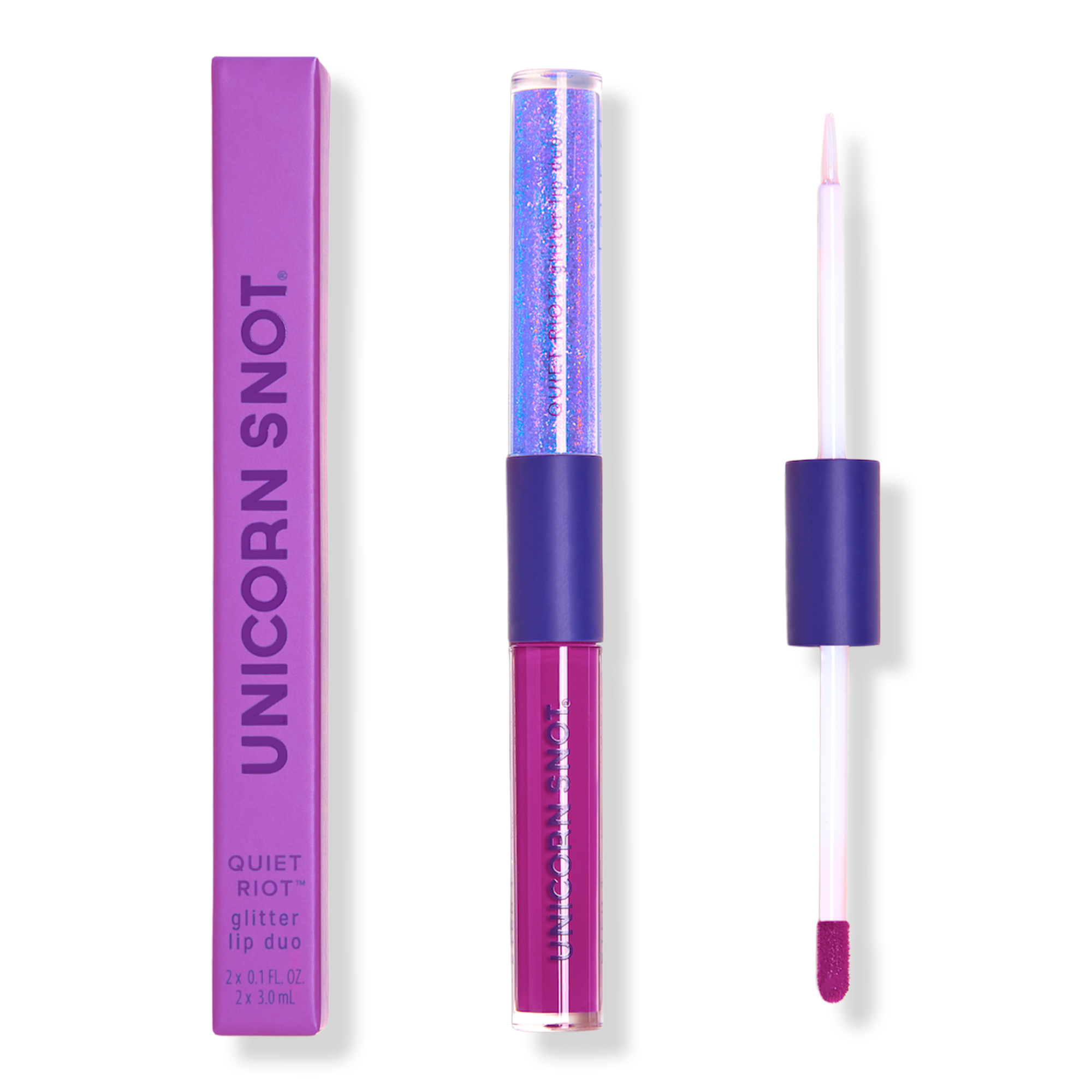 Unicorn Snot Quiet Riot Glitter Lip Duo #1