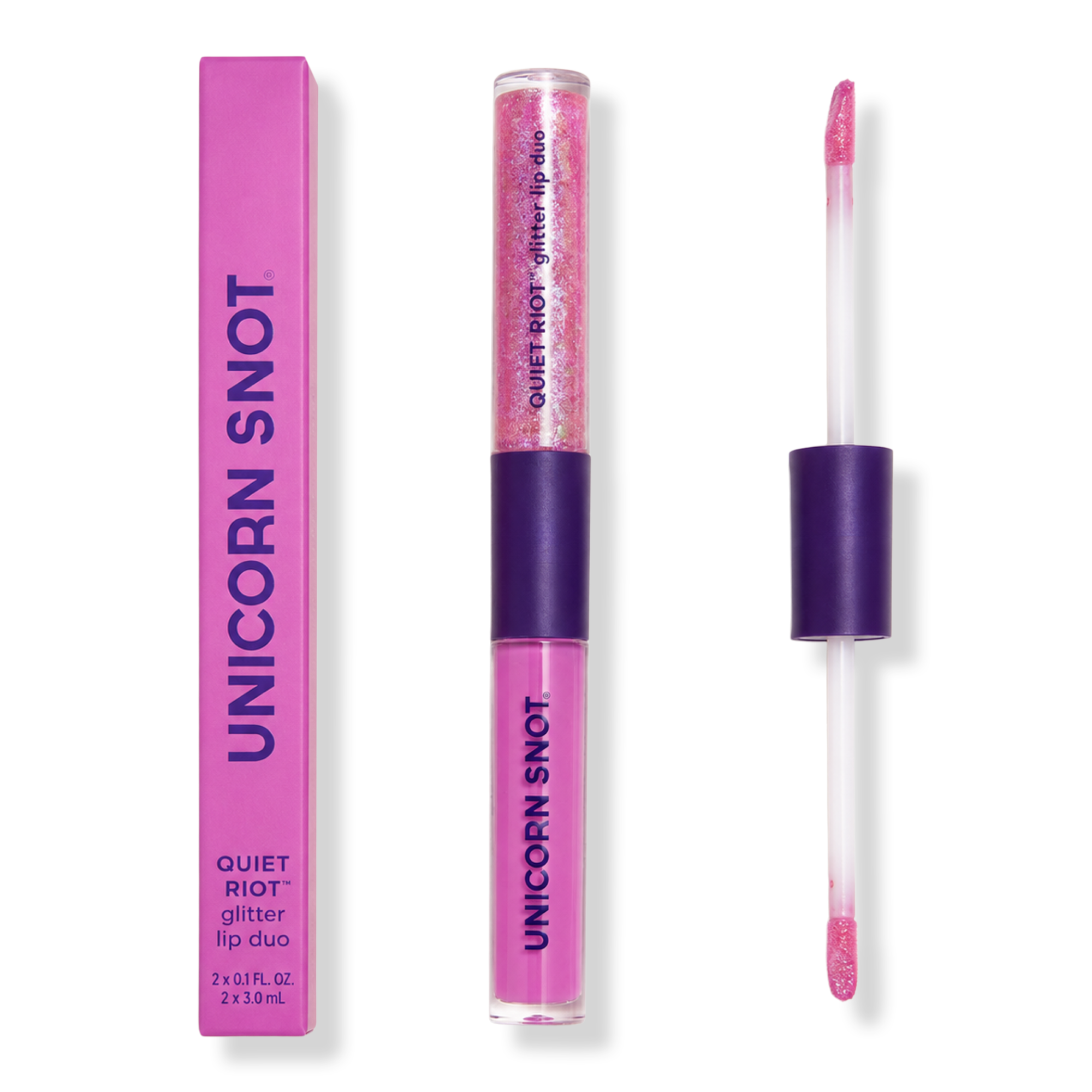 Unicorn Snot Quiet Riot Glitter Lip Duo #1