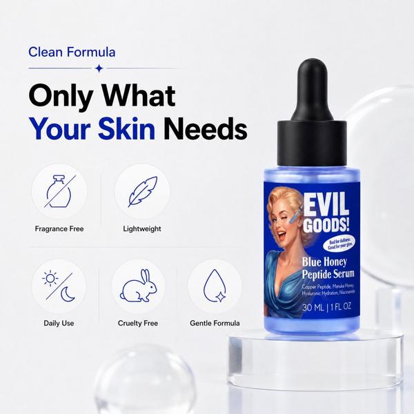 Evil Goods Blue Honey Peptide Serum #7