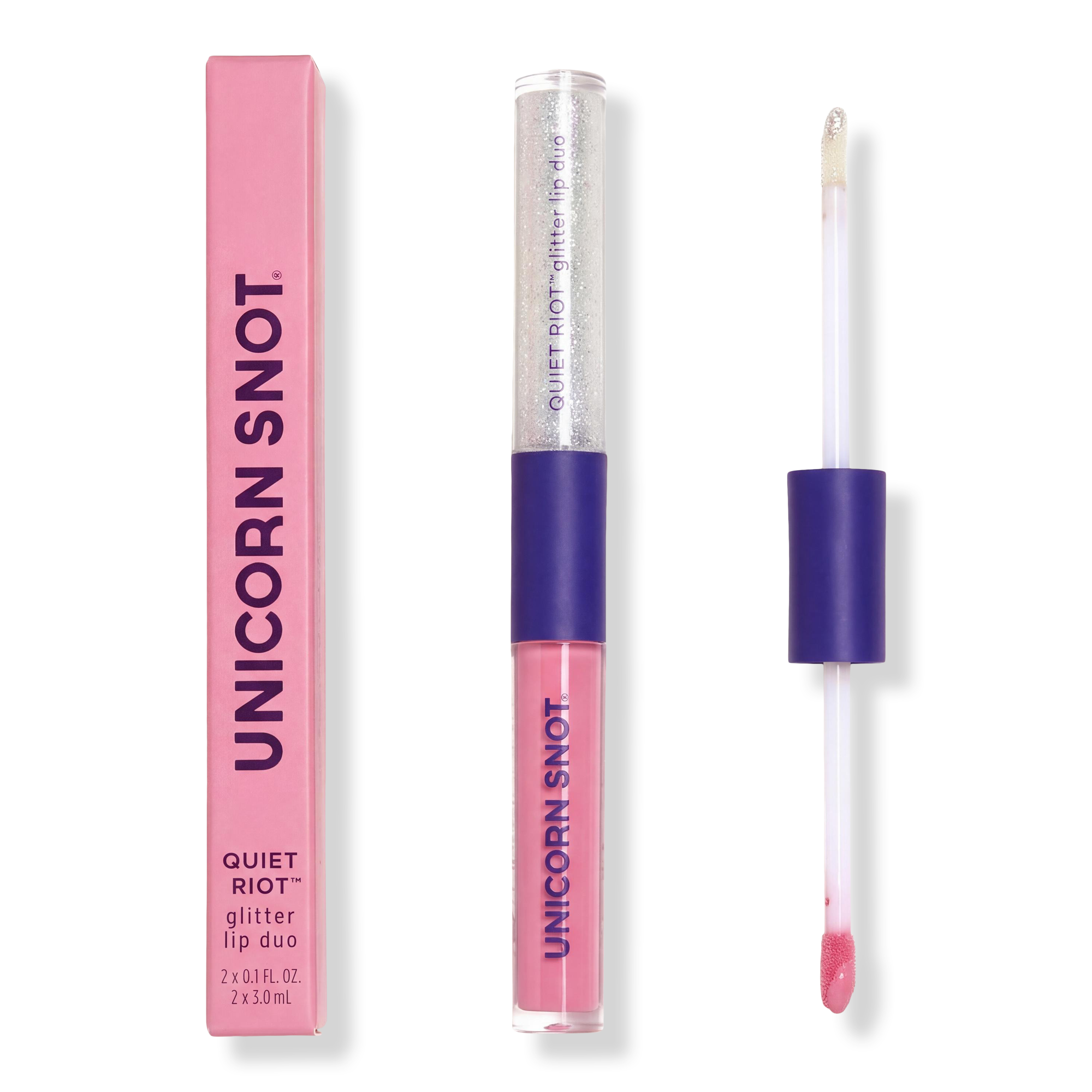 Unicorn Snot Quiet Riot Glitter Lip Duo #1