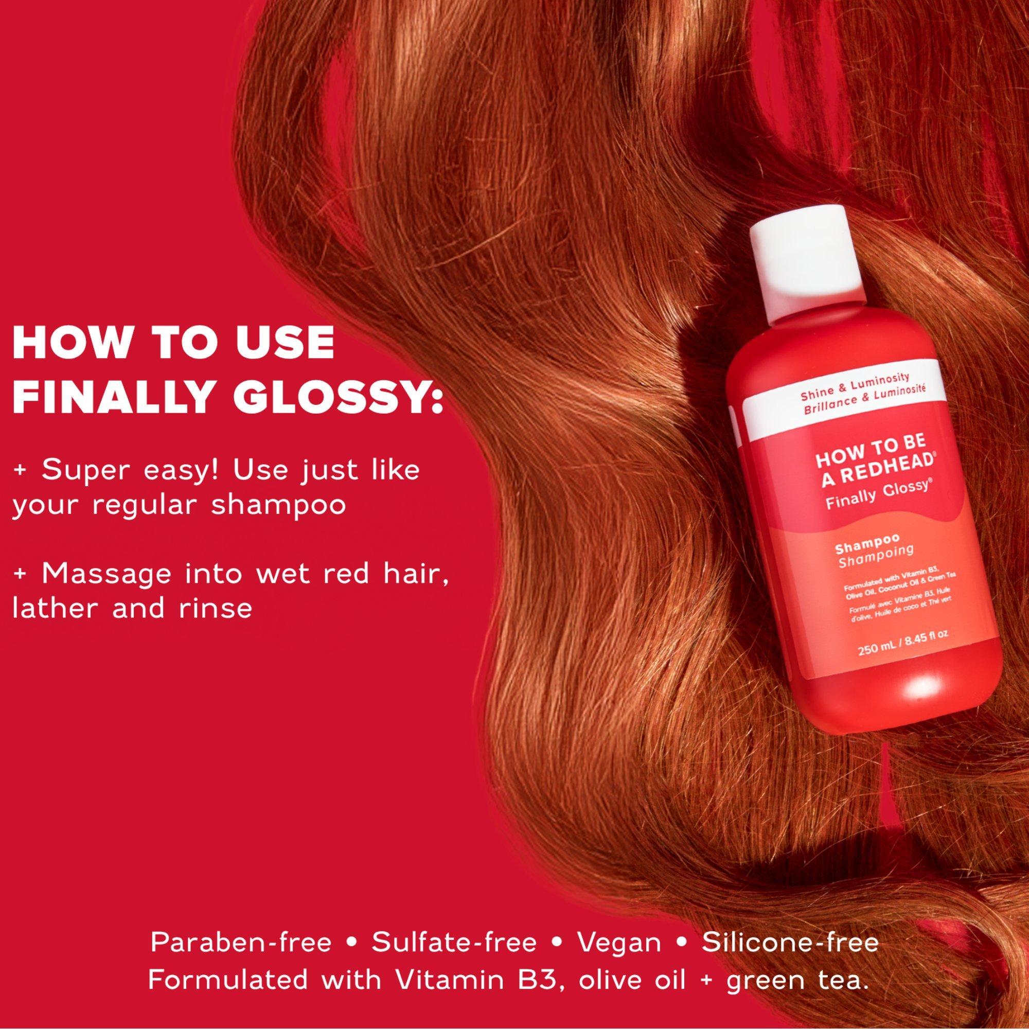 Шампунь для блеска и сияния волос How To Be A Redhead Finally Glossy — фото 8