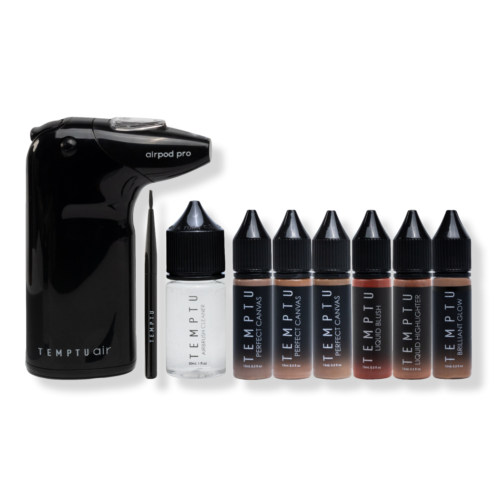 Набор для аэрографии Temptu Perfect Canvas Photo Finish, цвет: Тёмный