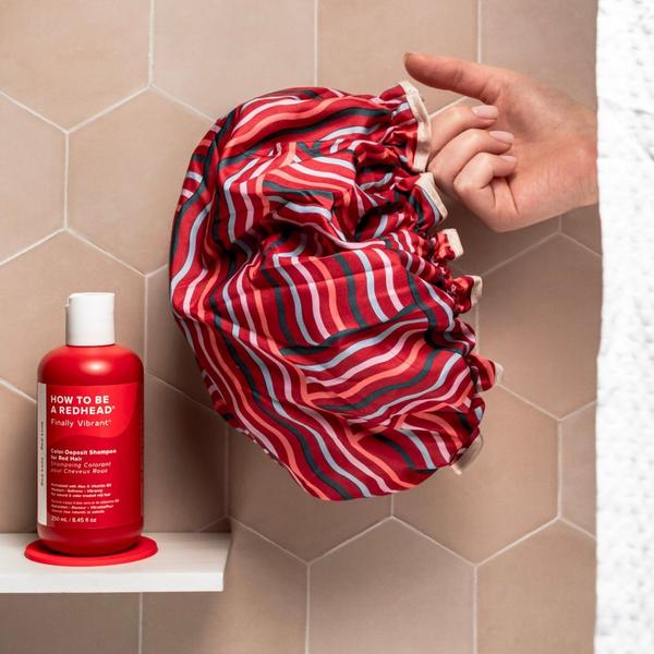 How To Be A Redhead Redhead Waterproof Shower Cap #3