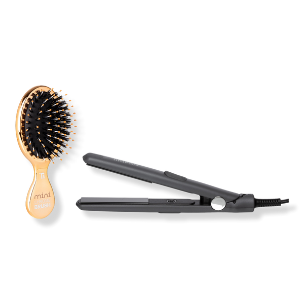 Tiri Pro To-Go Flat Iron & Mini Chrome Brush Set #1