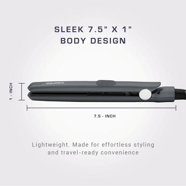 Tiri Pro To-Go Flat Iron & Mini Chrome Brush Set #6