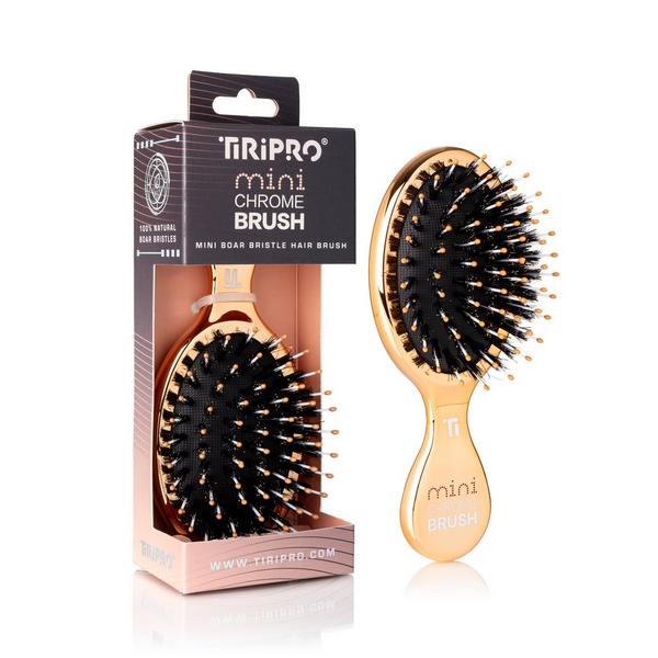 Tiri Pro Mini Chrome Boar Bristle Hair Brush #2