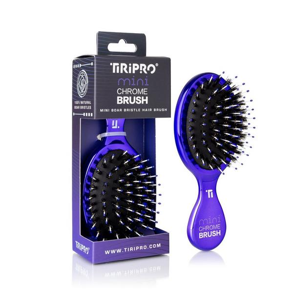 Tiri Pro Mini Chrome Boar Bristle Hair Brush #2