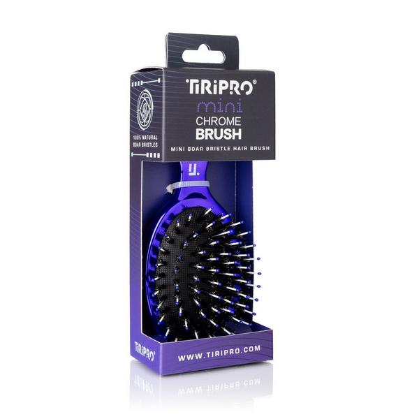 Tiri Pro Mini Chrome Boar Bristle Hair Brush #4
