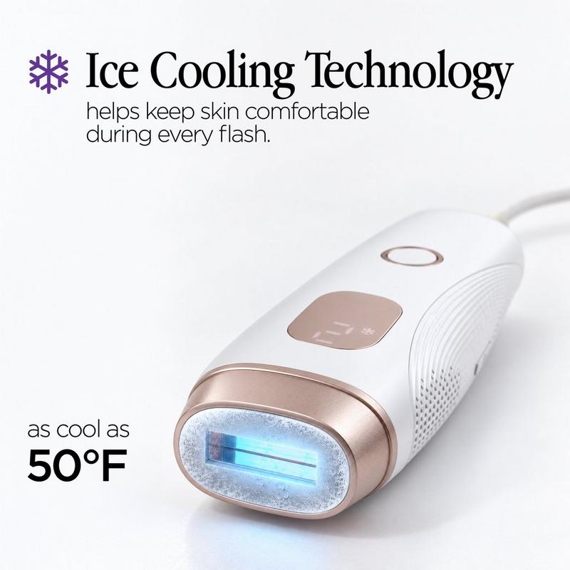 re-nū Smart Beauty - IPL Hair Removal Device with Ice Cooling Tech
