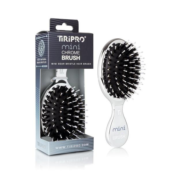Tiri Pro Mini Chrome Boar Bristle Hair Brush #2