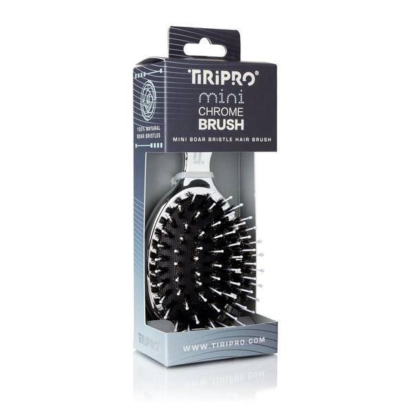 Tiri Pro Mini Chrome Boar Bristle Hair Brush #4