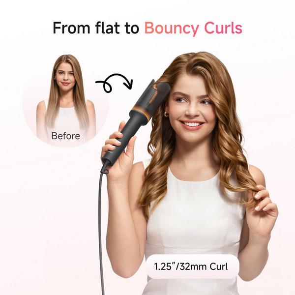 Laifen AutoCurl Automatic Curling Iron + Bag + 2 Hair Clips #2