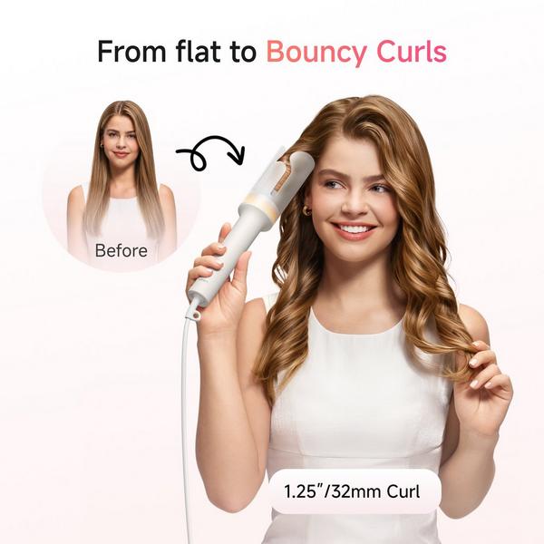 Laifen AutoCurl Automatic Curling Iron + Bag + 2 Hair Clips #2