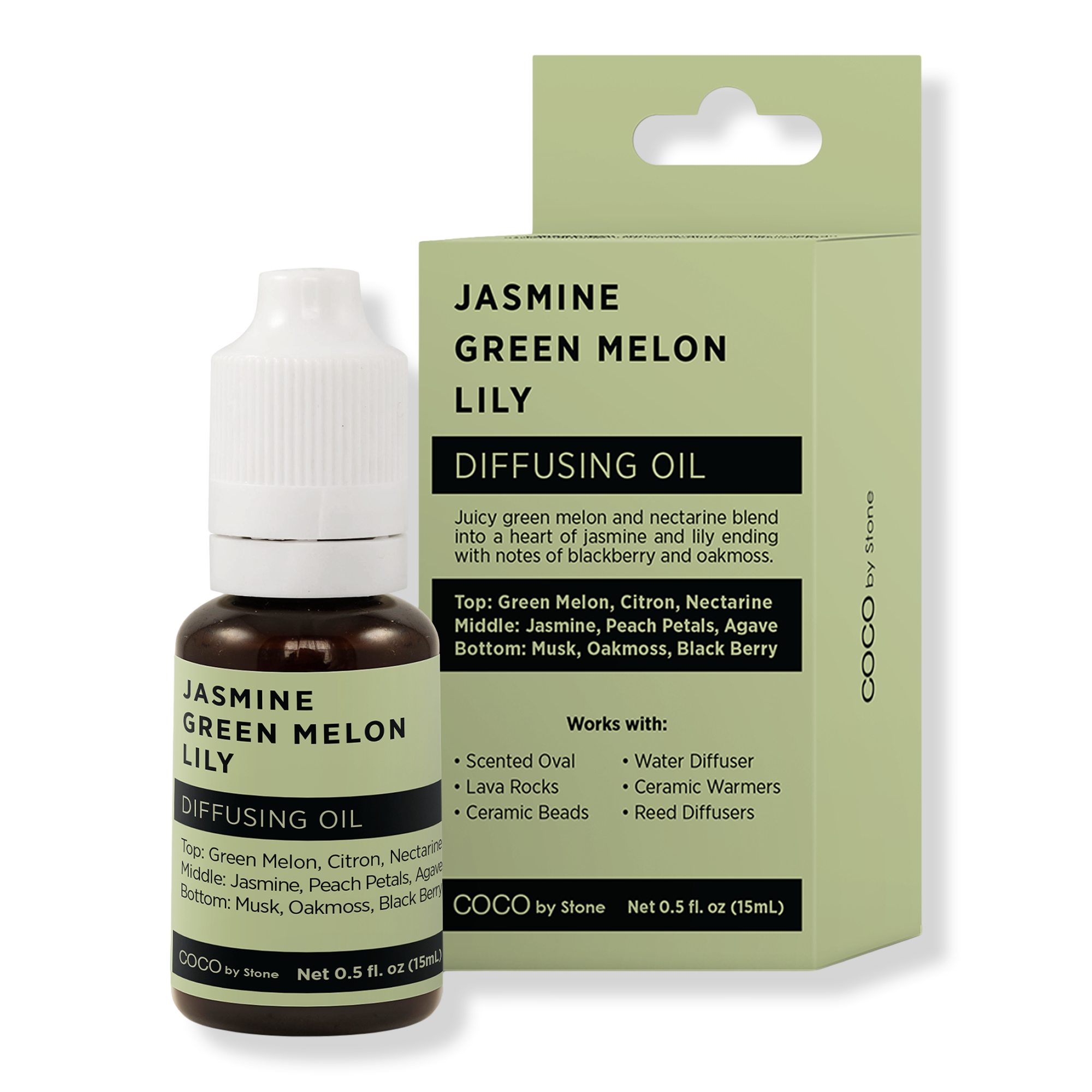 COCO by Stone Jasmine Green Melon Lily Diffusing Oil #1