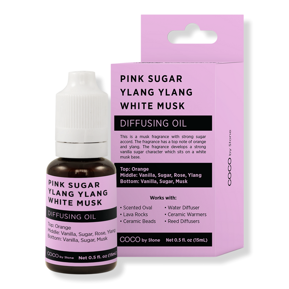 COCO by Stone Pink Sugar Ylang Ylang White Musk Diffusing Oil