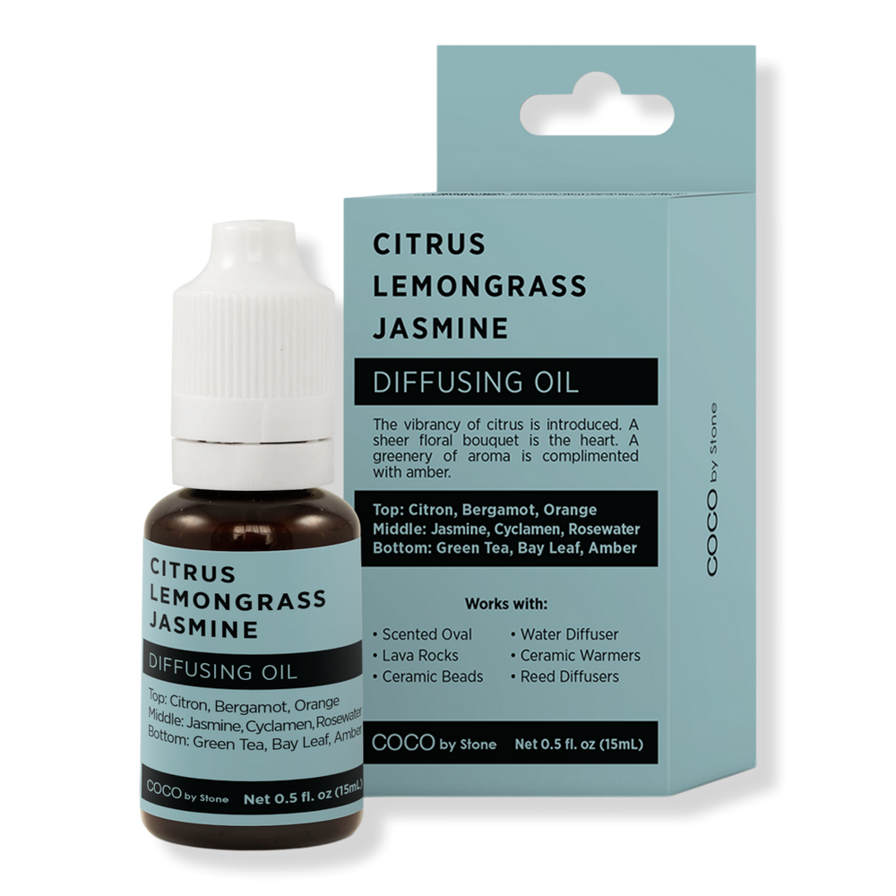 COCO by Stone Citrus Lemongrass Jasmine Diffusing Oil