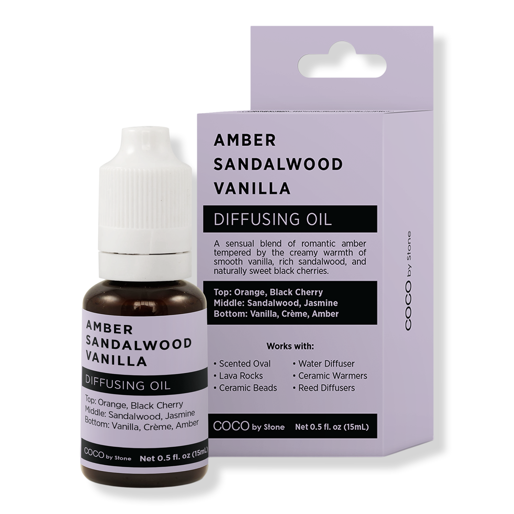 COCO by Stone Amber Sandalwood Vanilla Diffusing Oil #1