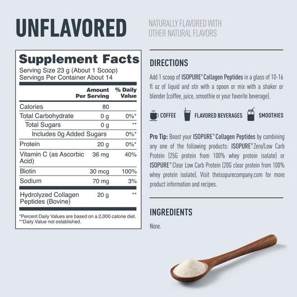 Isopure Protein Collagen Peptides Powder #2