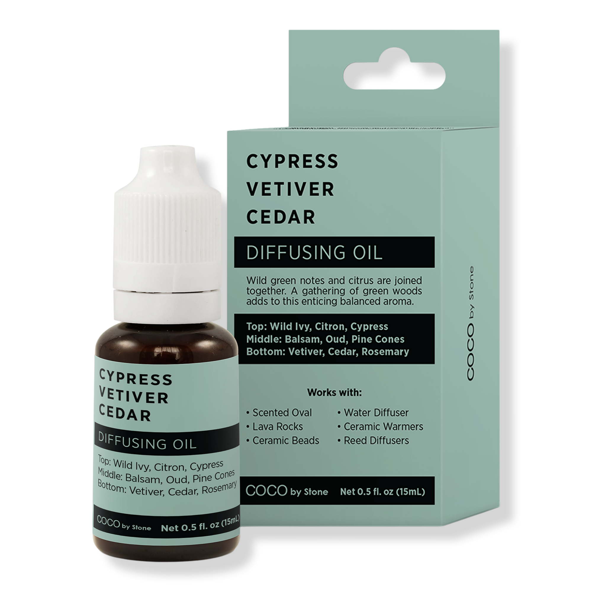 COCO by Stone Cypress Vetiver Cedar Diffusing Oil #1