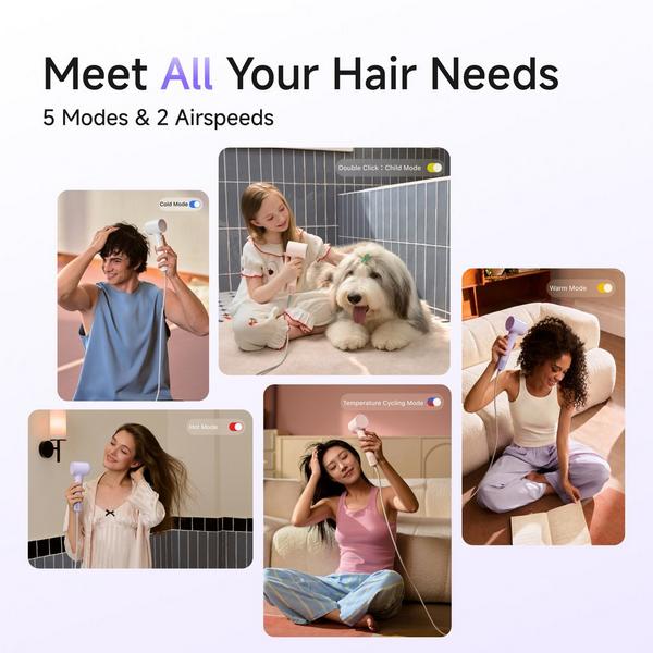 Laifen Air High-Speed Hair Dryer + 1 Nozzle #8