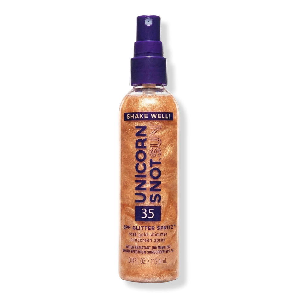 Unicorn Snot SPF 35 Glitter Spritz - Rose Gold