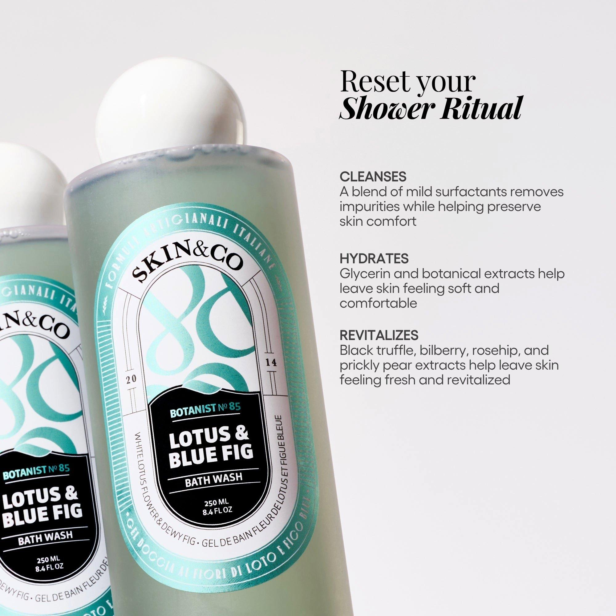 Гель для душа Skin & Co Lotus & Blue Fig — фото 3