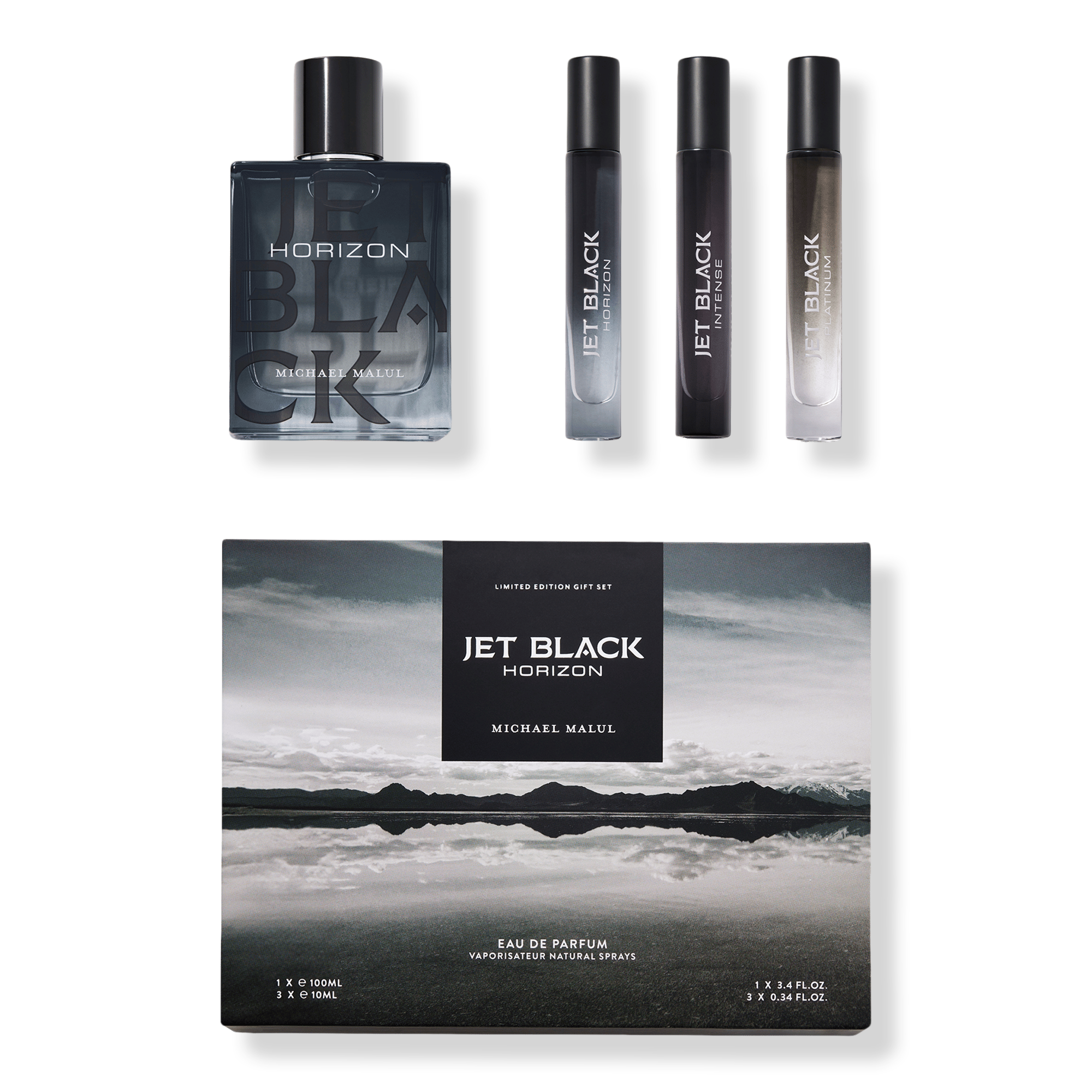 Michael Malul Jet Black Horizon Men's Eau de Parfum Gift Set #1