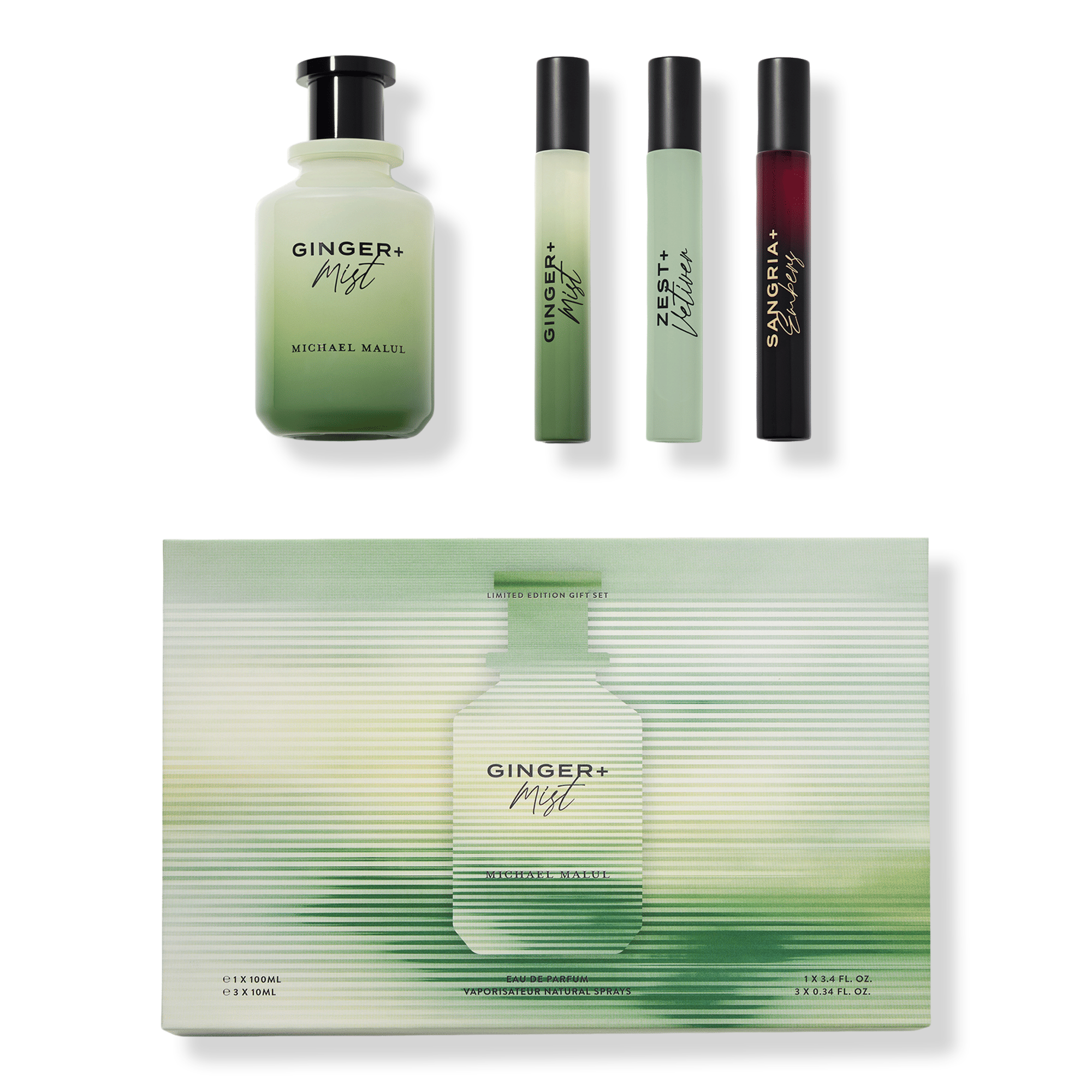 Michael Malul Ginger + Mist Men's Eau de Parfum Gift Set #1