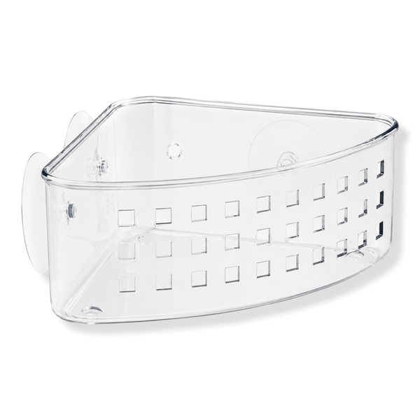 iDesign Shower Suction Basket in Clear #1