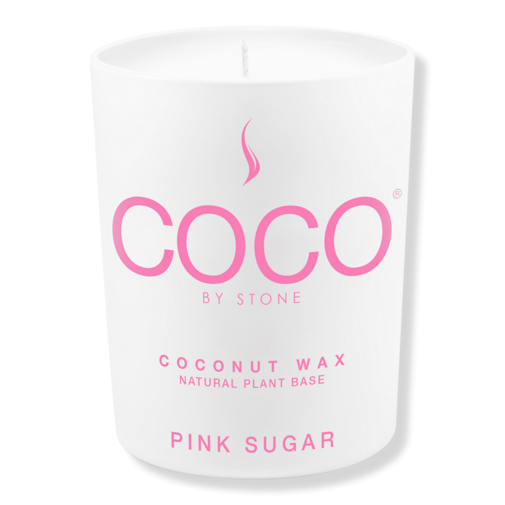 COCO by Stone Pink Sugar Coconut Wax Candle - 6.5 oz