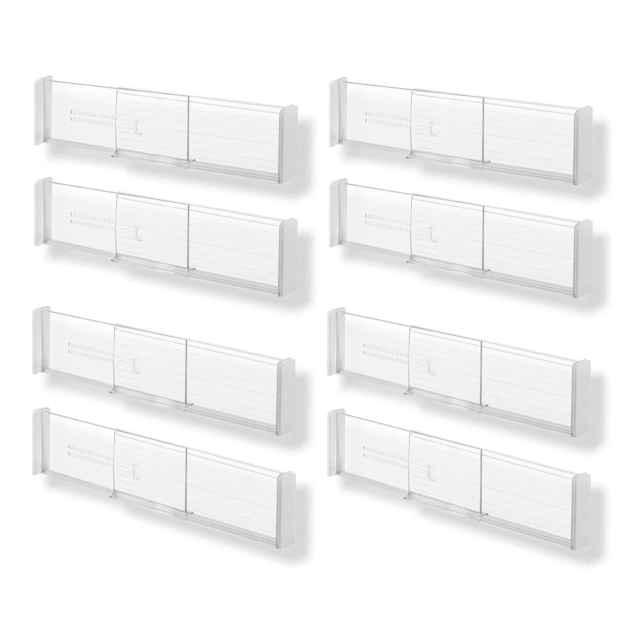 iDesign Plastic Adjustable Deep Drawer Dividers #1