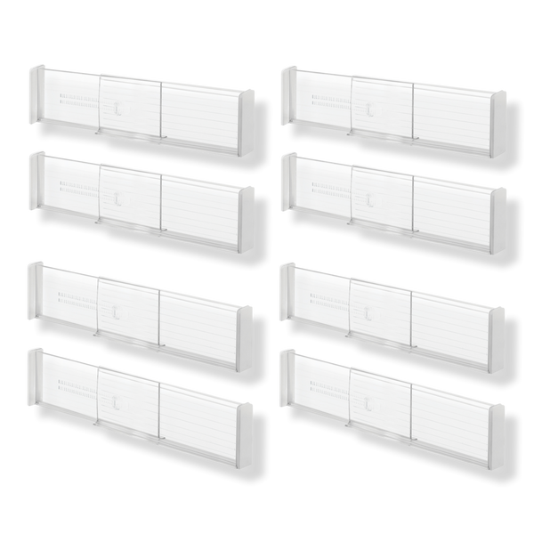 iDesign Plastic Adjustable Deep Drawer Dividers #1