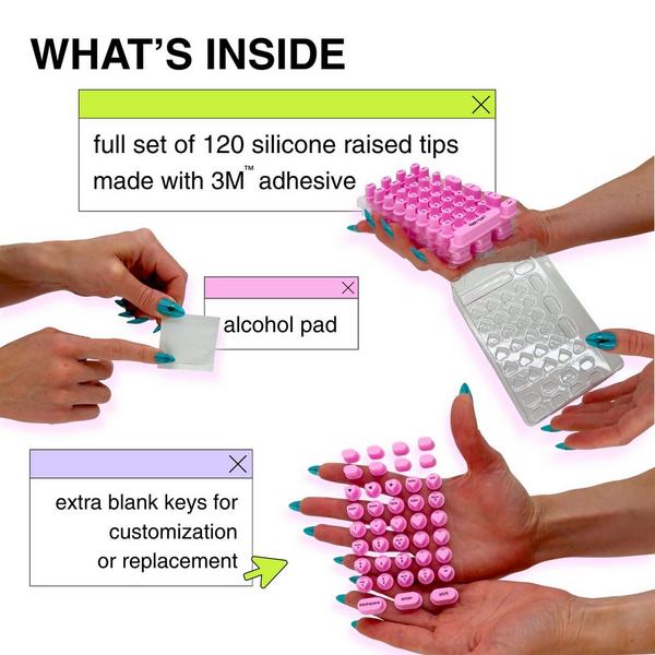 Tippy Type StickyTips - Keyboard Stickers for Long Nails #5