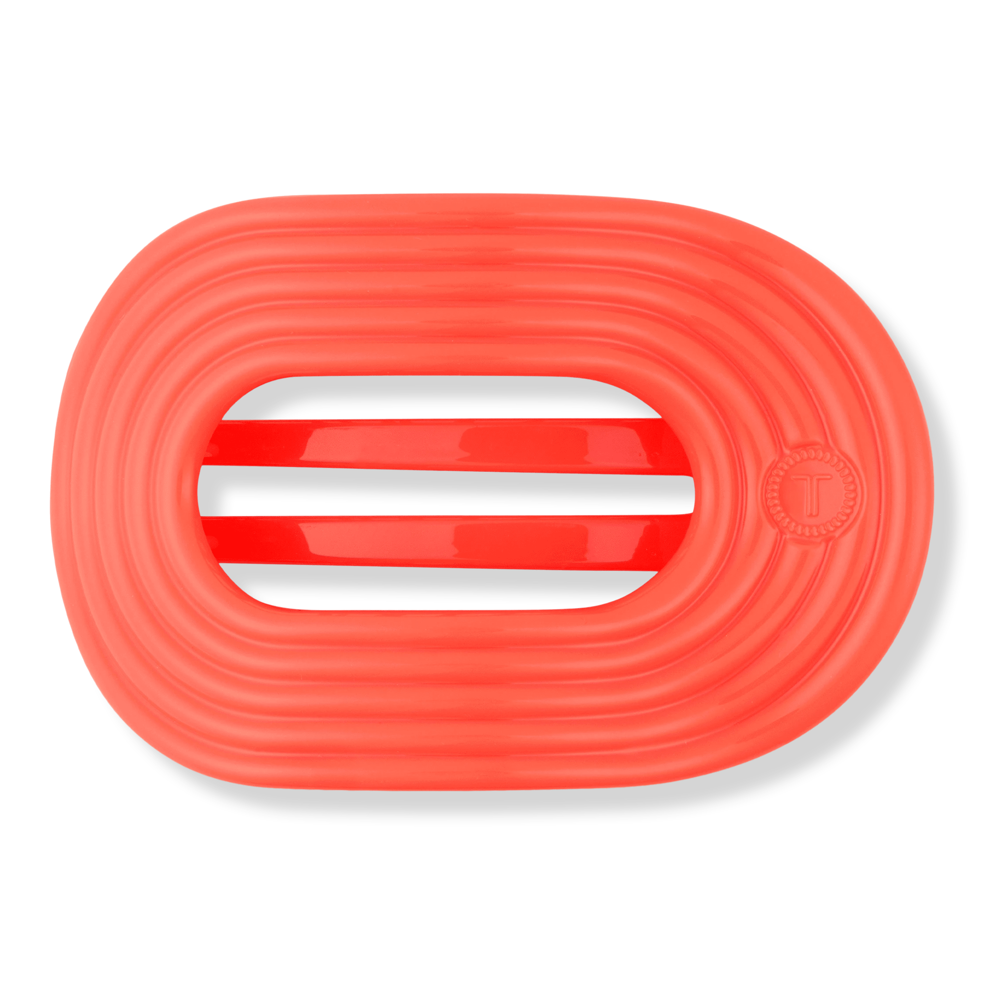 TELETIES Large Flat Round Hair Clip #1